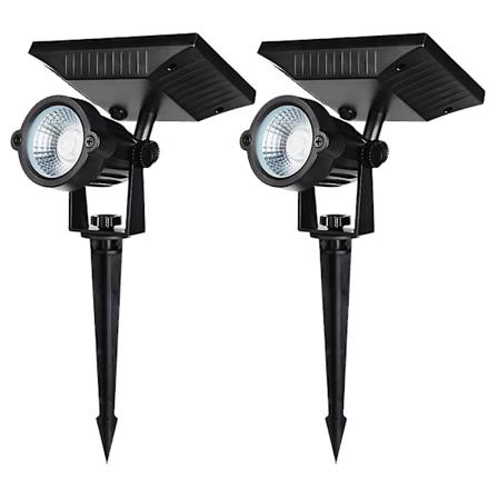 Aurinkovalo ulkoseinään LED Super Bright Motion Solar Light-2 kpl