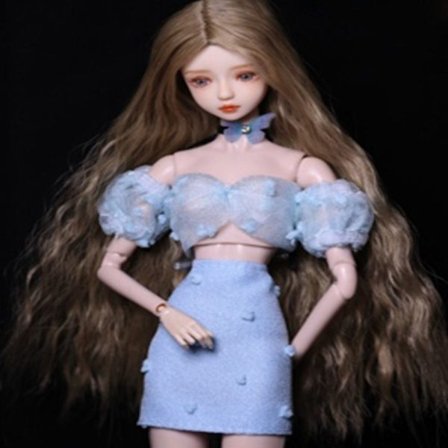 BJD Festklær Kjoler Dukke Shorts Bluse 4 4