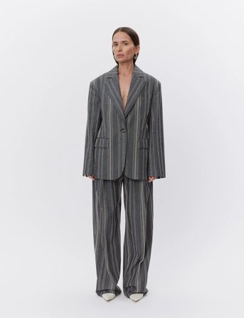 Day Birger et Mikkelsen Musetta - Slub Stripe - Black - 34