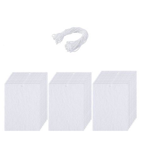 25 stk sublimering bil luftfrisker ark bil duftende hengende ark filt diy rektangel velduftende