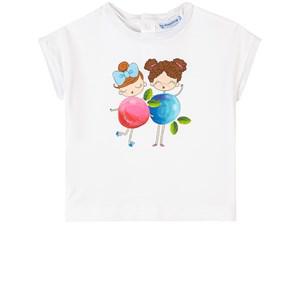 Mayoral White Graphic T-Shirt 12 Months - Tops - 12 months - White