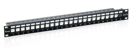 Equip PatchPanel Cat.6 24 Port equip