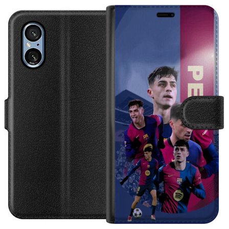 Sony Xperia 5 V Lommeboketui Pedri Barcelona Spania fotball midtbanespiller ung talent rask teknikk kreativ spelmaker som vokser i La Liga og viser st