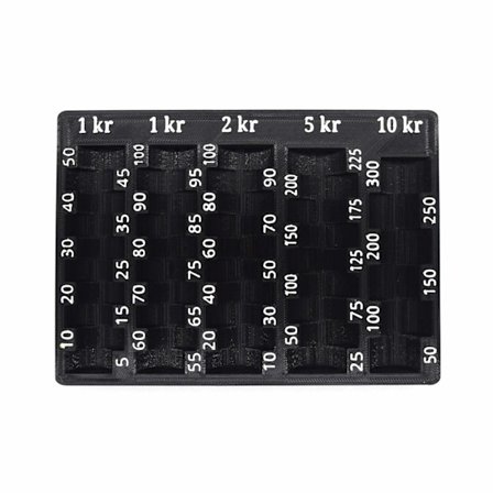 Mynthållare SEK nya svenska mynt brika