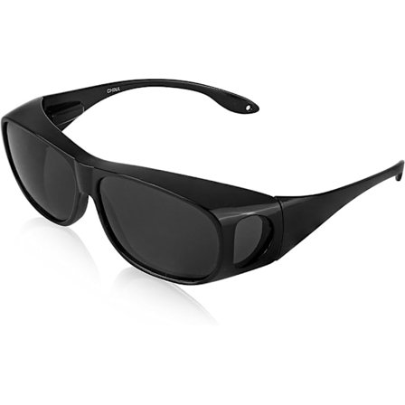 Fitover Solglasögon Polariserade Linser Skydd Att Bära Över Receptbelagda Glasögon