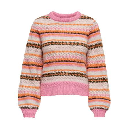 Only, Round-neck Knitwear Roze, Dames, Maat:XL