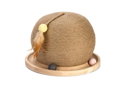 Designed by Lotte Kloreglobe med Leke til Katt