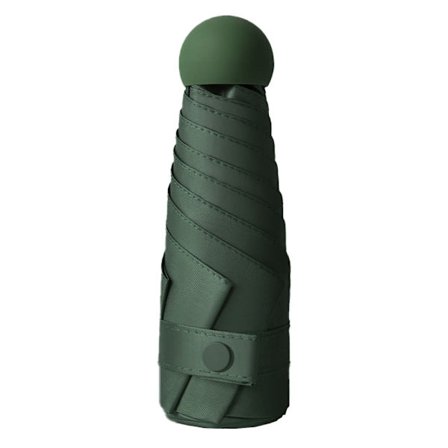 Newcom Ultra Kevyet ja Pieni Mini Sateenvarjo Söpöllä Kapselikotelolla, 5 Taitettavaa Kompakti Taskusateenvarjoa