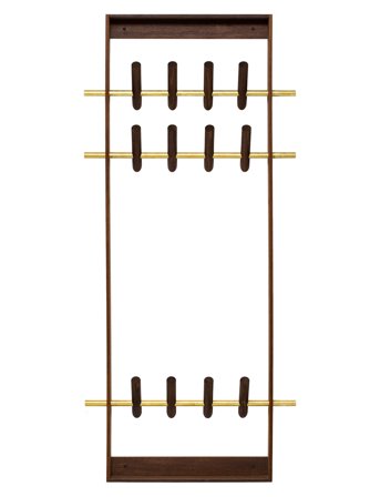 We Do Wood Coat Frame - Brown - ONE SIZE