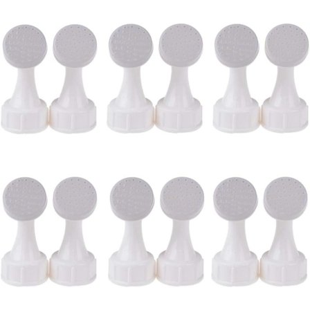 12 stk. bærbar flaskehætte sprinkler flaske top vandere sprayere husholdning vanding sprinklerhoveder plastik vanding