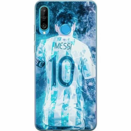 Huawei P30 Lite Genomskinligt Skal Lionel Andrés Messi