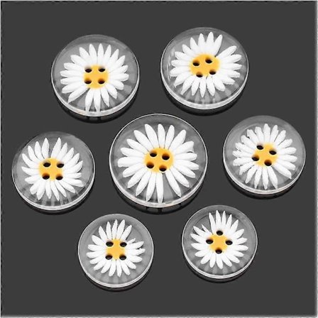 10 kpl hartsinapeja ompeluun DIY-käsitöihin, Daisy-muotoilu, täydellinen askarteluun ja ompeluprojekteihin