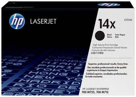 HP 14X svart LaserJet-tonerkassett med hög kapacitet, original, 886111043378