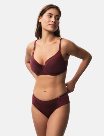 Dorina Carmen Light Padded Demi - Red - C x 85