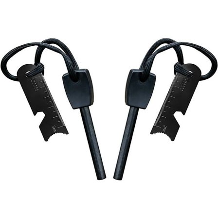 Overlevelses Flint Fire Starter med Skraber Vandtæt 10.000 Gnister ved 3.000G