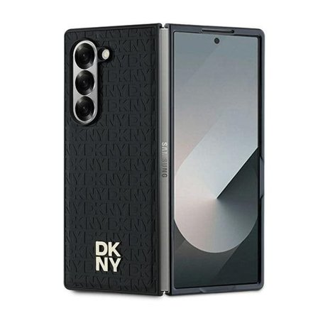 DKNY Repeat Pattern Stack Logo Case for Samsung Galaxy Z Fold6 - Svart