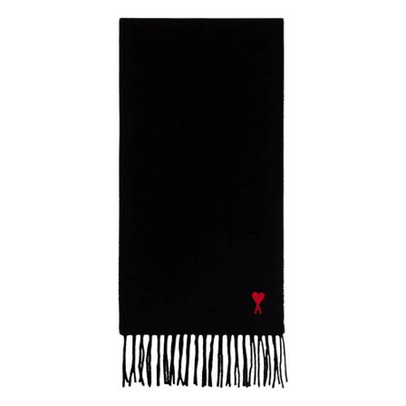 Ami Paris Winter Scarves svart, Herr Halsdukar, Herr, Storlek: ONE SIZE