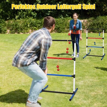 Ladder-golfsetti sisä- ja ulkokäyttöön, 6 palloa