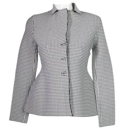 Dior Vintage Pre-owned Fabric outerwear , Grijs , Dames , Maat: S Vintage Jassen