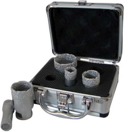 Flexxtra FL3SET1 Diamantboresæt hex, 5 - 10 mm, Maskintilbehør & forbrugsvarer