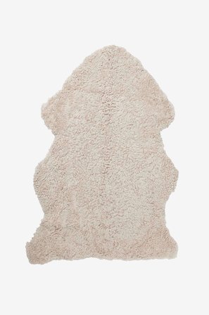 Skinnwille - Saueskinn Curly - Beige - Feller & skinntepper - Fra Homeroom