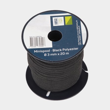 1852 Minirulle svart Polyester Ø3mm x 20m 9st/pkt