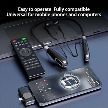 Bluetooth Trådløst Live Lydkort Hodesett Innebygd Lydkort Trådløs Mottaker Live Hodesett Live Streaming