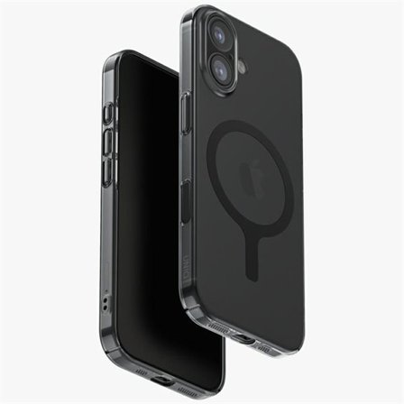 Uniq Airsuit iPhone 17 Magclick-latauskotelo - musta