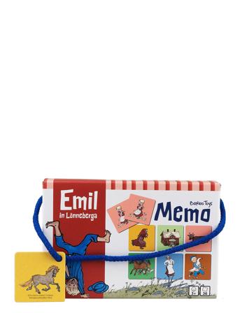 Emil Huskespil Toys Puzzles And Games Games Memory Multi/mønstret Barbo Toys