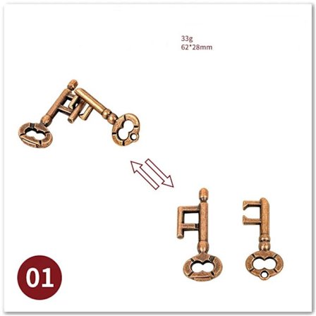 Klassiset IQ Metal Brain Magic Hämmentävät palapelit Pelilelut lapsille Aikuisille Hauskoja lahjoja