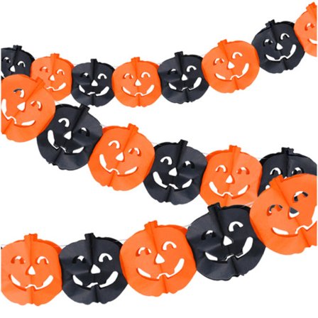 Halloween Girlang Pumpor - 3m