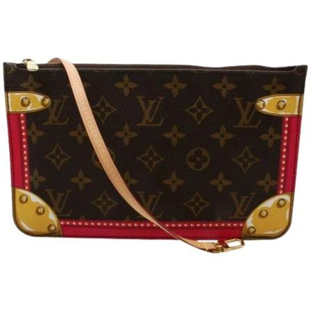 Louis Vuitton Vintage, Pre-owned Canvas louis-vuitton-bags Bruin, Dames, Maat:ONE Size