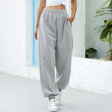 IC Joggebukser med elastisk midje Casyal Dam Sport Lange treningsbukser