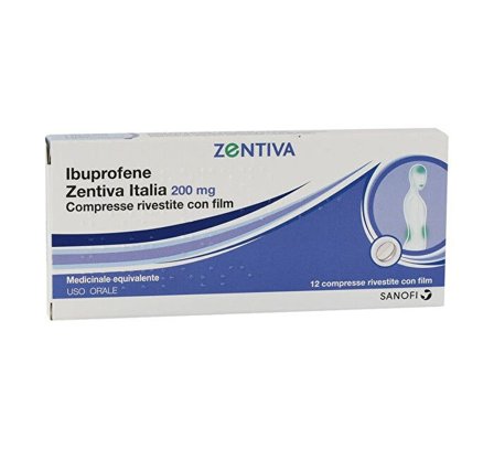 Zentiva Ibuprofene 200mg 12 Compresse Rivestite