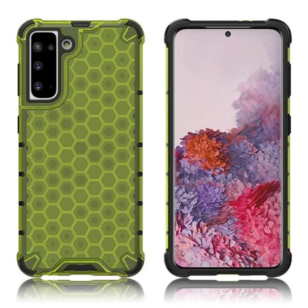 Bofink Honeycomb Samsung Galaxy S21 etui - grøn