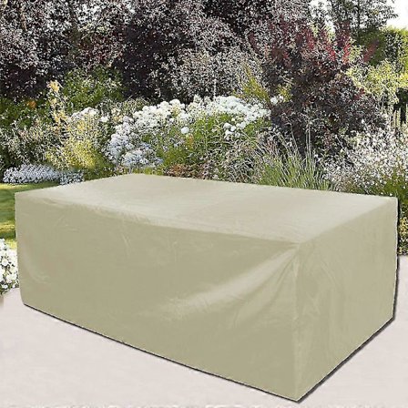 Ulkokalusteiden suojapeitteet, puutarhakalusteiden suojapeitteet, repeytymistä kestävät ja kestävät, vedenpitävät pölytiiviit (beige, 250*250*90cm)