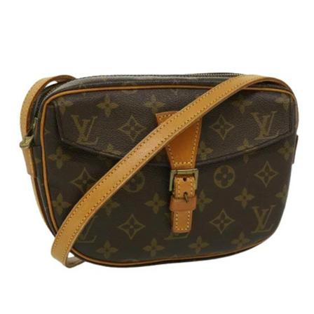 Louis Vuitton Vintage, Pre-owned Canvas Jeune Fille Bag Bruin, Dames, Maat:ONE Size,leer