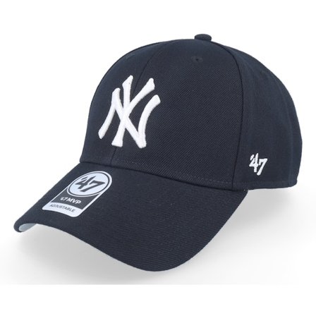 47 Brand - MLB - Black - adjustable - Cap - New York Yankees MVP Black/White Adjustable - Hatstore
