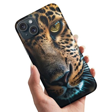 iPhone 15 - Cover/Mobilcover Leopard