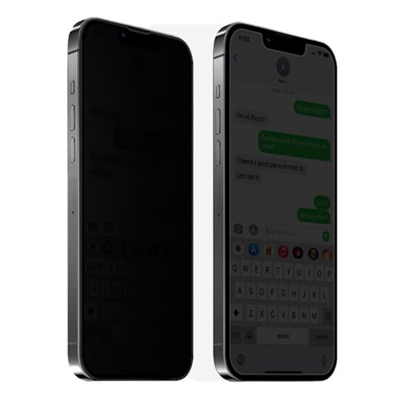 2-Pack iPhone 15 Pro Skärmskydd Anti-Spy HD 0,3mm