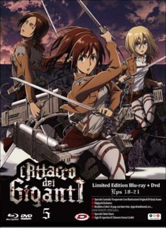 Attacco Dei Giganti (L') #05 (Eps 18-21) (Limited Edition) (Blu-Ray+Dvd)