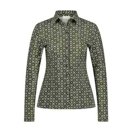 Jane Lushka Bluse Kikkie Technical Jersey Grøn, Dame