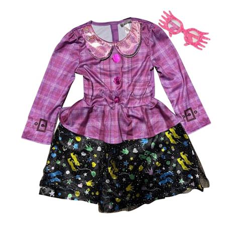 Harry Potter Barn/Barn Luna Lovegood Kostym 7-8 År Rosa/Svart Pink/Black 7-8 Years