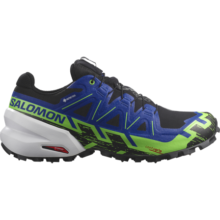 Salomon - Trail Running shoes Spikecross 6 Gtx - Black / Surf The Web - 12