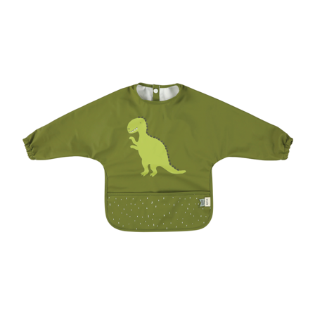 Trixie Smekke med ermer Mr. Dino, Grønn, 1 stk.