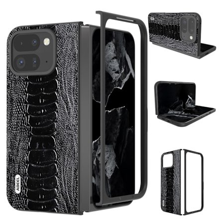 ABEEL Google Pixel 9 Pro Fold Crocodile Cover - Sort