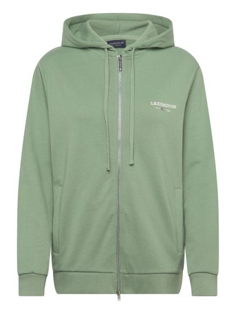 Lexington Clothing Classic Logo Zip Hoodie - Green - M