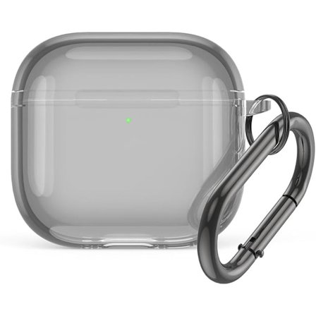 Passer til Apple AirPods4 øretelefonetui Nyt Bluetooth beskyttelsesetui simpelt. sort