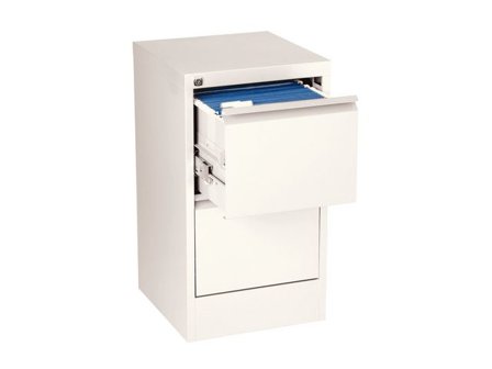 Hängmappskåp A4 2 lådor vit - Lyreco - Kontorsmaterial - Mappar och plastfickor - Hängmappsförvaring