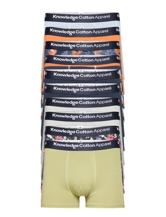 Maple 10-Pack Underwear - Gots/Vega Boxerkalsonger Multi/mönstrad Knowledge Cotton Apparel